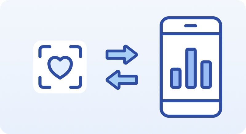 ヘルスケアデータ／機器連携機能の画像